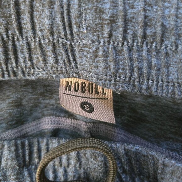 NoBull Jogger Pants Small Navy Blue Stretchy Athletic Workout Pull On Drawstring - Picture 8 of 9